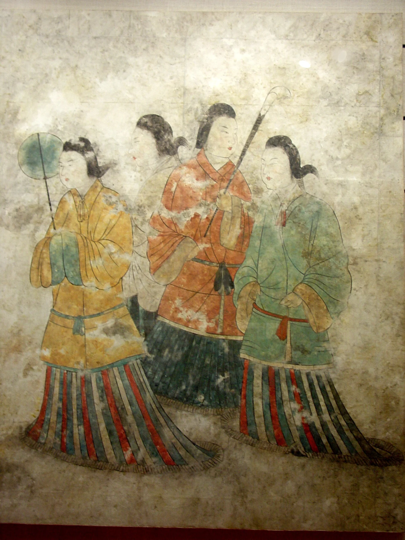 Reproduction of Tang Palace Maids mural