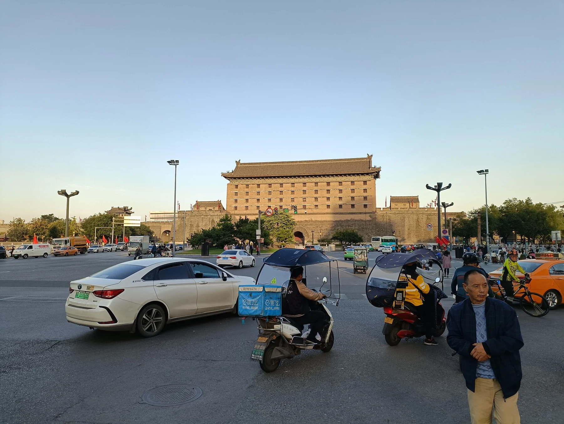 Anding Gate on the west side of Xi’an city wall